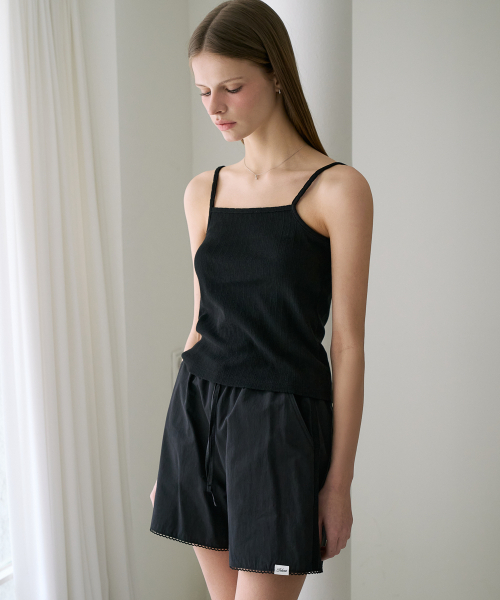 DEHEVE（デヘヴェ）の「Frill Ribbon Cardigan Set [Black]（カーディガン/ボレロ・レディース・ブラック・OS）」の5枚目の写真