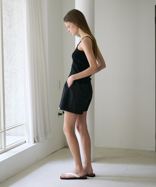 DEHEVE（デヘヴェ）の「Frill Ribbon Cardigan Set [Black]（カーディガン/ボレロ・レディース・ブラック・OS）」の10枚目の写真