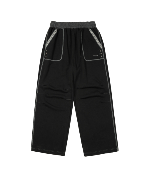 AAKAM(アーカム)の「Knee Pin-Tuck Ethnic Sweatpants (Black)(スウェットパンツ・レディース・その他・1/2)」の19枚目の写真