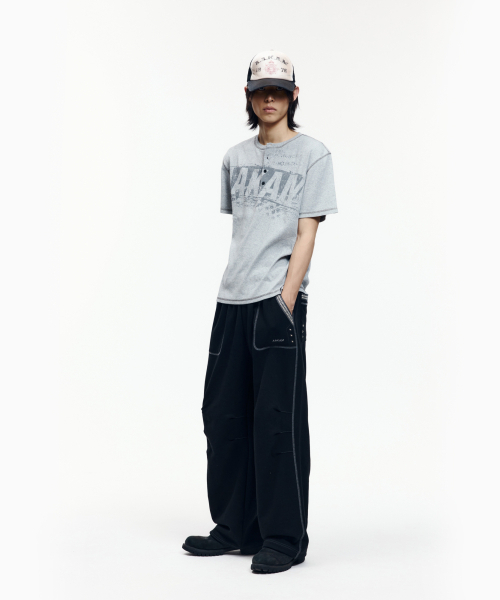 AAKAM(アーカム)の「Knee Pin-Tuck Ethnic Sweatpants (Black)(スウェットパンツ・レディース・その他・1/2)」の5枚目の写真