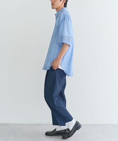 CRAFT STANDARD BOUTIQUE(クラフトスタンダードブティック)の「接触冷感/吸水速乾/UVカット Fluxaire アンクルパンツ(その他パンツ・メンズ・グレイッシュベージュ/ネイビー/ブラック/チャコールグレー・L/M)」の10枚目の写真