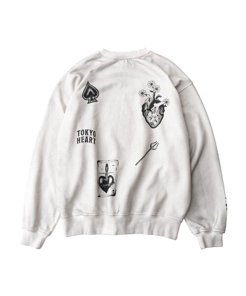 Subciety（サブサエティ）の「Varsity sweatshirt（スウェット・メンズ・ホワイト/ブラック・SMALL/MEDIUM/LARGE/X-LARGE）」の17枚目の写真