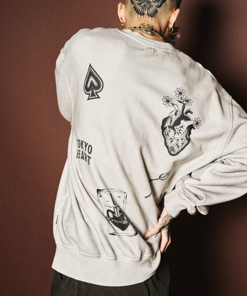 Subciety（サブサエティ）の「Varsity sweatshirt（スウェット・メンズ・ホワイト/ブラック・SMALL/MEDIUM/LARGE/X-LARGE）」の20枚目の写真