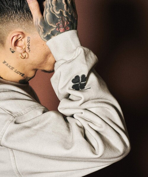 Subciety（サブサエティ）の「Varsity sweatshirt（スウェット・メンズ・ホワイト/ブラック・SMALL/MEDIUM/LARGE/X-LARGE）」の22枚目の写真