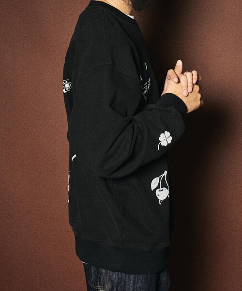 Subciety（サブサエティ）の「Varsity sweatshirt（スウェット・メンズ・ホワイト/ブラック・SMALL/MEDIUM/LARGE/X-LARGE）」の6枚目の写真