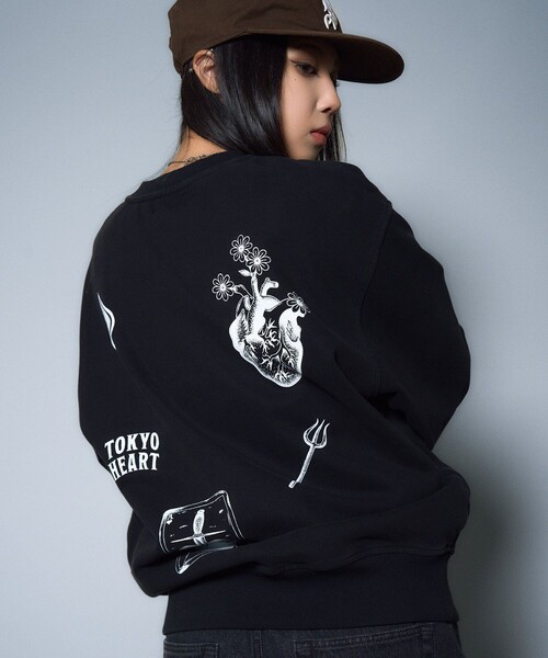 Subciety（サブサエティ）の「Varsity sweatshirt（スウェット・メンズ・ホワイト/ブラック・SMALL/MEDIUM/LARGE/X-LARGE）」の12枚目の写真