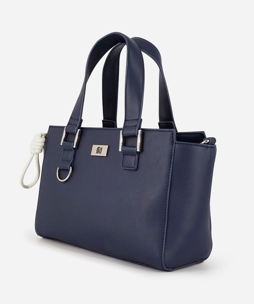 MURUA(ムルーア)の「MURUA(ムルーア)2WAYハンドバッグ MR-B1454 ロゴプレート(ハンドバッグ・レディース・ブラウン/ブラック/ネイビー・FREE)」の15枚目の写真