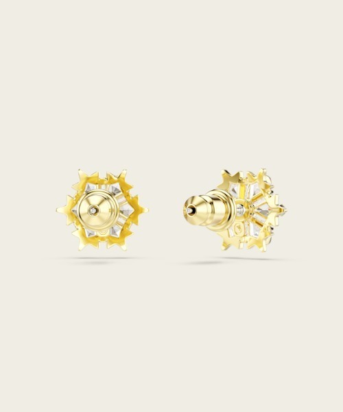 SWAROVSKI(スワロフスキー)の「【公式】【スワロフスキー】Magic スタッドピアス, ミックスカット, スノーフレーク, ホワイト, 18Kゴールドコーティング(ピアス(両耳用)・レディース・ゴールド系・ONE SIZE)」の5枚目の写真