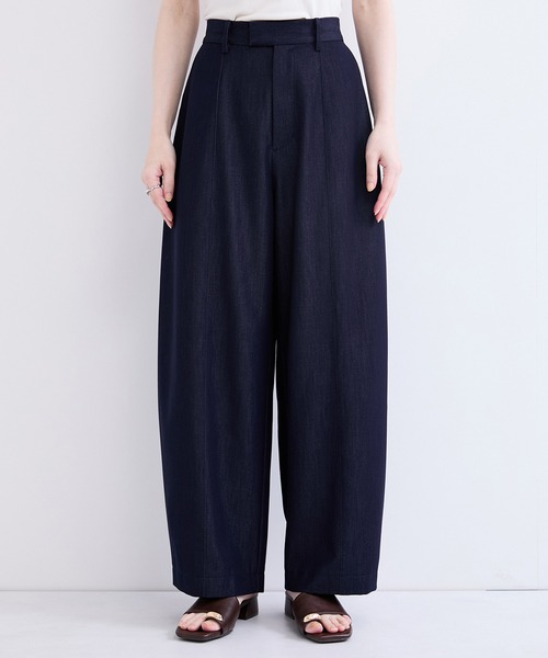 le cercle ADAM ET ROPE'(ルセルクルアダムエロペ)の「デニムライクカーブパンツ(その他パンツ・レディース・ホワイト/ブルー系その他4・FREE)」の10枚目の写真