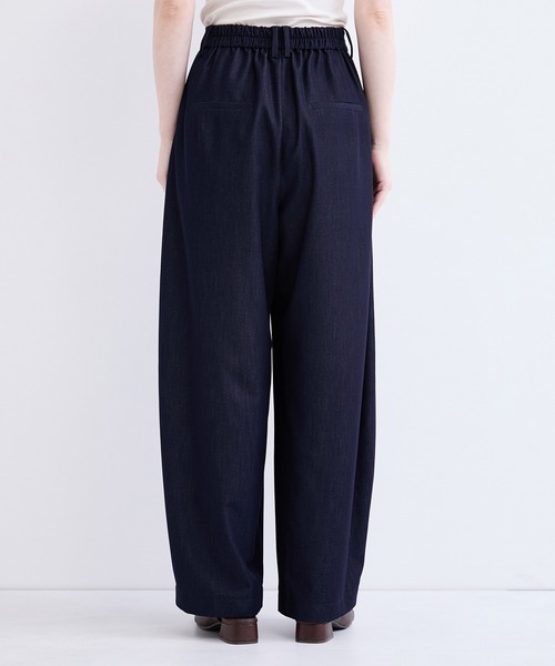 le cercle ADAM ET ROPE'(ルセルクルアダムエロペ)の「デニムライクカーブパンツ(その他パンツ・レディース・ホワイト/ブルー系その他4・FREE)」の8枚目の写真