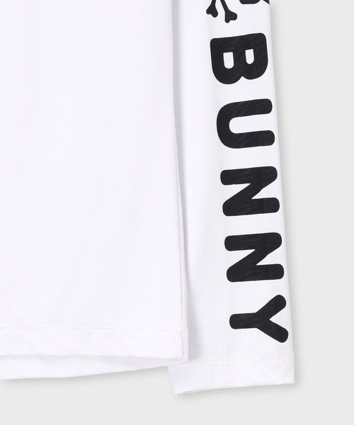 Psycho Bunny（サイコバニー）の「[GOLF][WOMEN]スリーブプリント UVコンプレッションインナー（Tシャツ/カットソー・レディース・ブラック/ホワイト・1/2）」の5枚目の写真