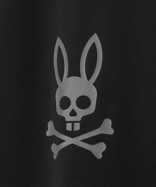 Psycho Bunny（サイコバニー）の「[GOLF][WOMEN]スリーブプリント UVコンプレッションインナー（Tシャツ/カットソー・レディース・ブラック/ホワイト・1/2）」の8枚目の写真