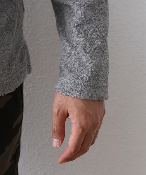 coen（コーエン）の「メキシカンジャガードパイルパーカー（パーカー・メンズ・グレー/ネイビー・X-LARGE/LARGE/MEDIUM/SMALL）」の15枚目の写真