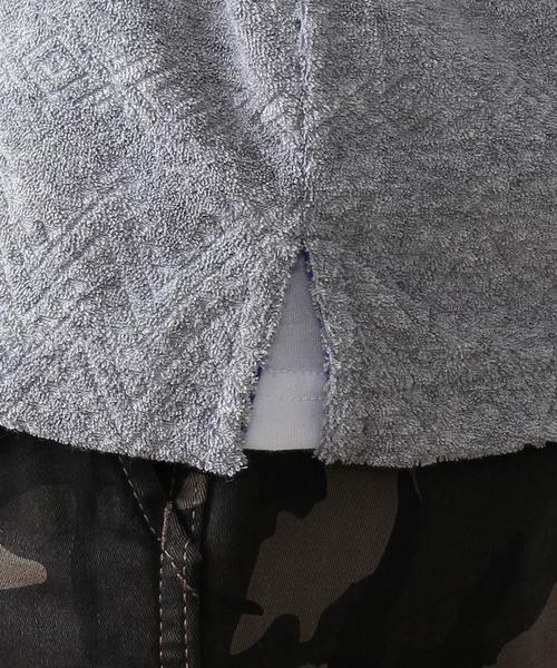 coen（コーエン）の「メキシカンジャガードパイルパーカー（パーカー・メンズ・グレー/ネイビー・X-LARGE/LARGE/MEDIUM/SMALL）」の5枚目の写真