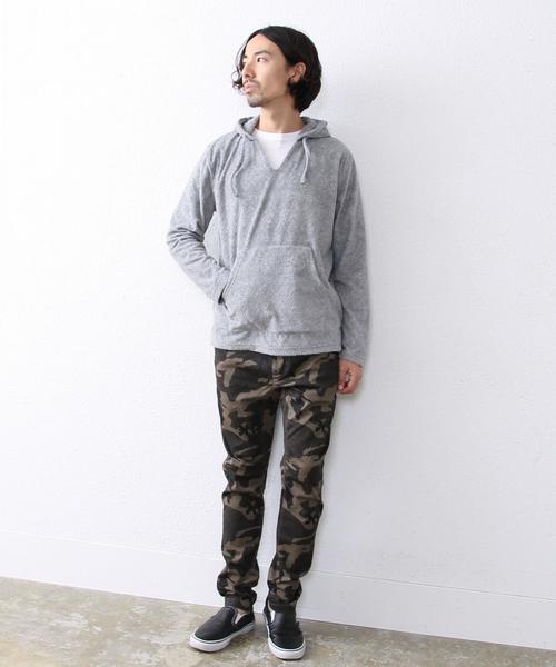 coen（コーエン）の「メキシカンジャガードパイルパーカー（パーカー・メンズ・グレー/ネイビー・X-LARGE/LARGE/MEDIUM/SMALL）」の9枚目の写真