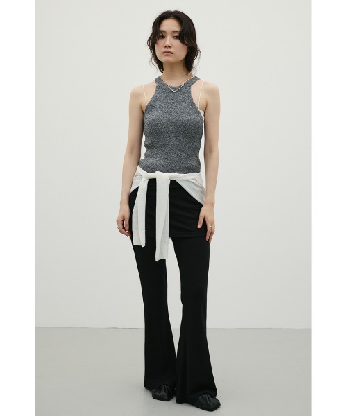 STYLEMIXER(スタイルミキサー)の「アメスリブークレニットトップ(タンクトップ・レディース・ホワイト/チャコールグレー/レッド・FREE)」の16枚目の写真