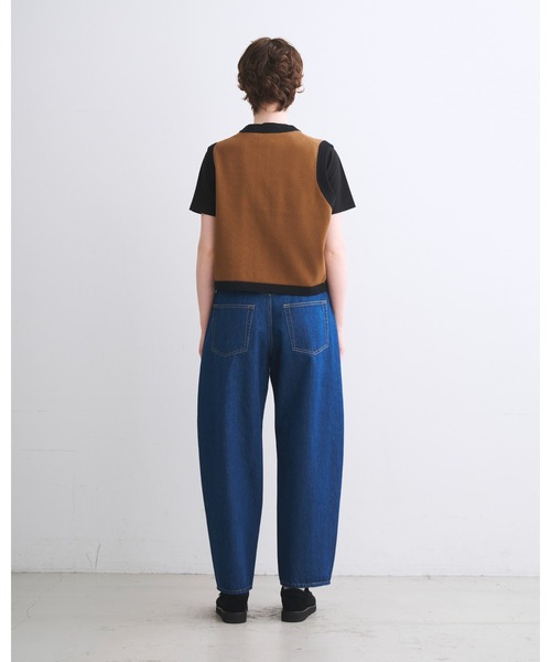 Traditional Weatherwear(トラディショナルウェザーウェア)の「ARKLEY VS KNIT(ニット/セーター・レディース・ネイビー系/キャメル/チョコ・S)」の6枚目の写真