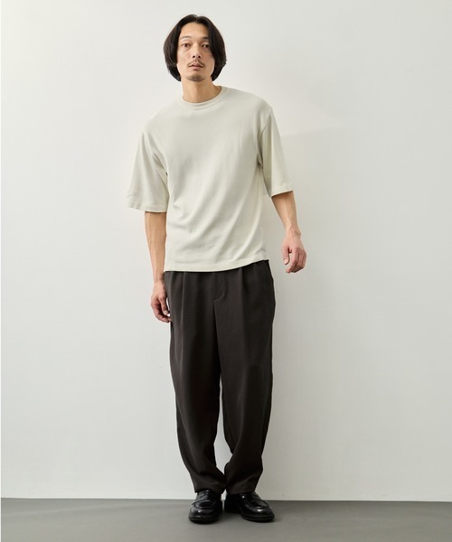 CITY TOKYO(シティトウキョウ)の「【CITY TOKYO】Multi-flex ワイドテーパードパンツ(その他パンツ・メンズ・ダークブラウン/ブラック・1/2)」の8枚目の写真