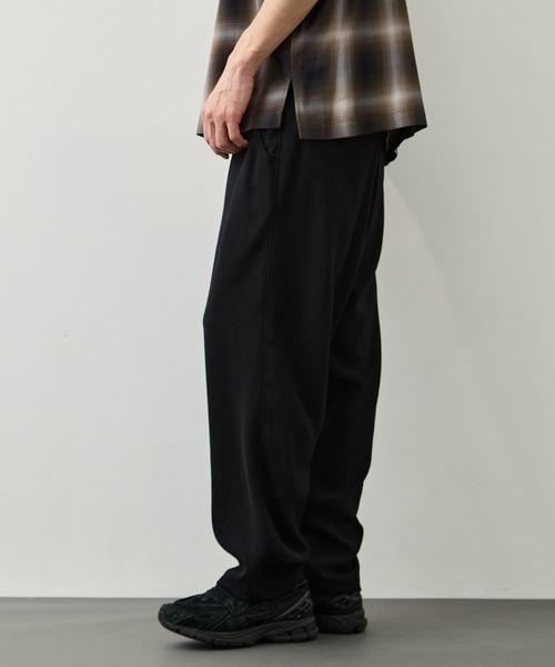 CITY TOKYO(シティトウキョウ)の「【CITY TOKYO】Multi-flex ワイドテーパードパンツ(その他パンツ・メンズ・ダークブラウン/ブラック・1/2)」の4枚目の写真