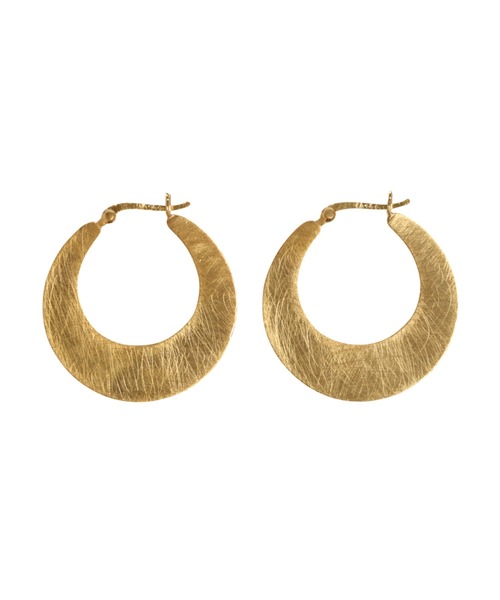 YArKA（ヤーカ）の「【YArKA/ヤーカ】twin dancing loops earring(pierce) [ftdtf17] / 表面加工ピアス（ピアス（両耳用）・レディース・ゴールド・FREE）」の5枚目の写真