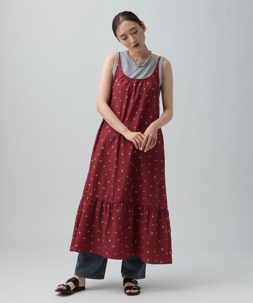 LEPSIM(レプシィム)の「アソート切り替えキャミワンピース 1043535(ワンピース・レディース・ブラック/レッド/ブラック系その他・FREE)」の5枚目の写真
