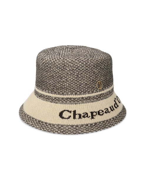 Chapeau d' O(シャポードオー)の「Chapeau d' O Jaquard Logo Thermo Hat / シャポードオー(ハット・レディース・ブラック/ピンク/ライトベージュ・M/57.5cm)」の8枚目の写真