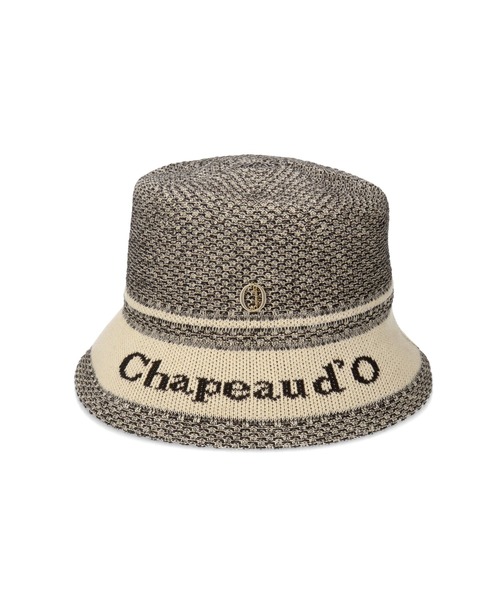 Chapeau d' O(シャポードオー)の「Chapeau d' O Jaquard Logo Thermo Hat / シャポードオー(ハット・レディース・ブラック/ピンク/ライトベージュ・M/57.5cm)」の10枚目の写真
