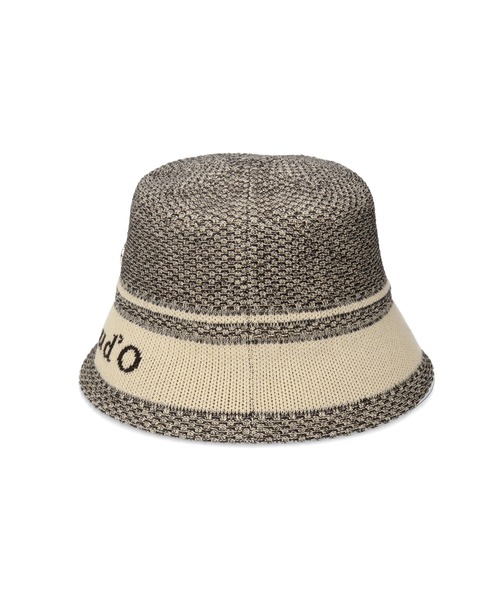 Chapeau d' O(シャポードオー)の「Chapeau d' O Jaquard Logo Thermo Hat / シャポードオー(ハット・レディース・ブラック/ピンク/ライトベージュ・M/57.5cm)」の11枚目の写真