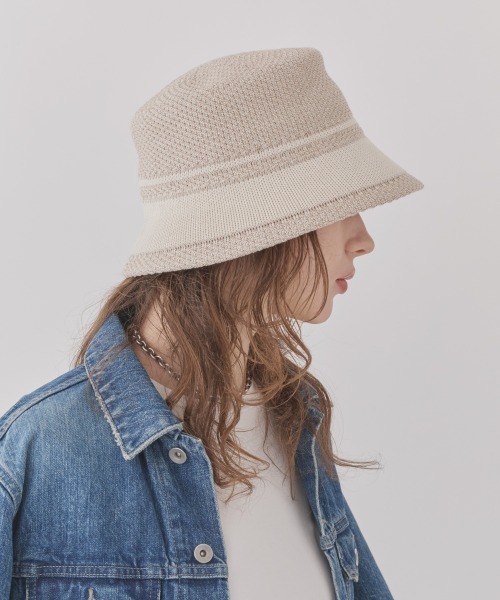 Chapeau d' O(シャポードオー)の「Chapeau d' O Jaquard Logo Thermo Hat / シャポードオー(ハット・レディース・ブラック/ピンク/ライトベージュ・M/57.5cm)」の20枚目の写真