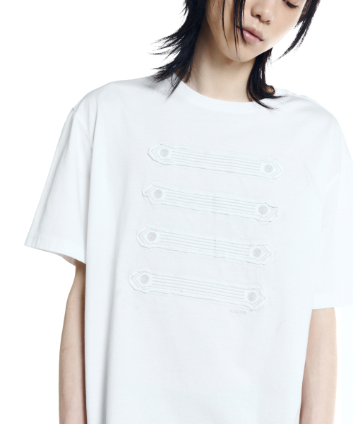 AAKAM(アーカム)の「Napoleon Corded Half Top (White)(Tシャツ/カットソー・レディース・その他・1/2/3)」の8枚目の写真