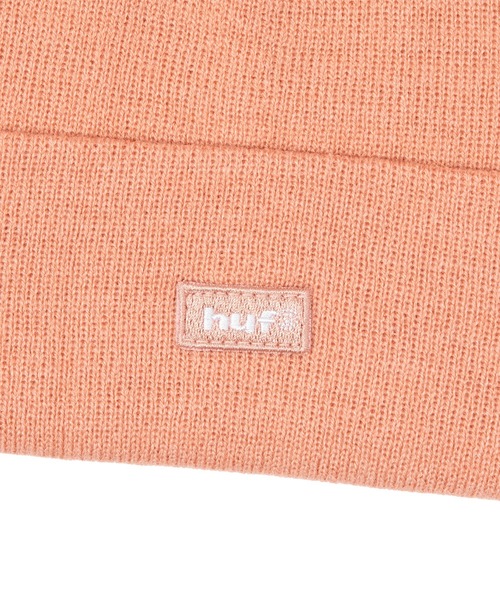 HUF(ハフ)の「AIR FLOW CUFF BEANIE(ニットキャップ/ビーニー・メンズ・ブラック/オレンジ系その他/アッシュグレー/グリーン系その他・O/S)」の6枚目の写真