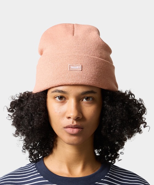 HUF(ハフ)の「AIR FLOW CUFF BEANIE(ニットキャップ/ビーニー・メンズ・ブラック/オレンジ系その他/アッシュグレー/グリーン系その他・O/S)」の9枚目の写真