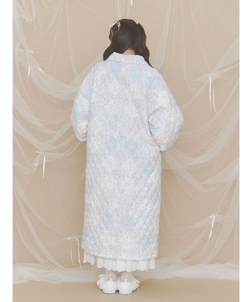 merry jenny（メリージェニー）の「Garden Quilt Coat（ステンカラーコート・レディース・オフホワイト/アイボリー・FREE）」の6枚目の写真