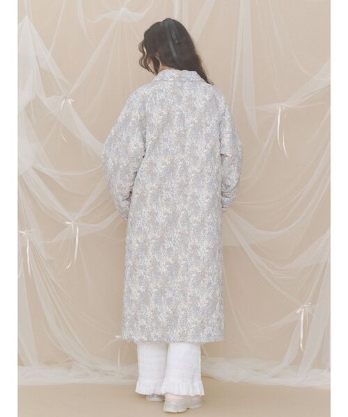 merry jenny（メリージェニー）の「Garden Quilt Coat（ステンカラーコート・レディース・オフホワイト/アイボリー・FREE）」の10枚目の写真