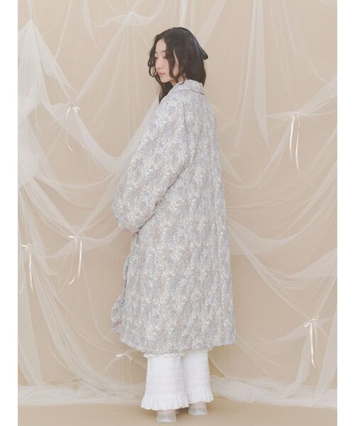 merry jenny（メリージェニー）の「Garden Quilt Coat（ステンカラーコート・レディース・オフホワイト/アイボリー・FREE）」の11枚目の写真