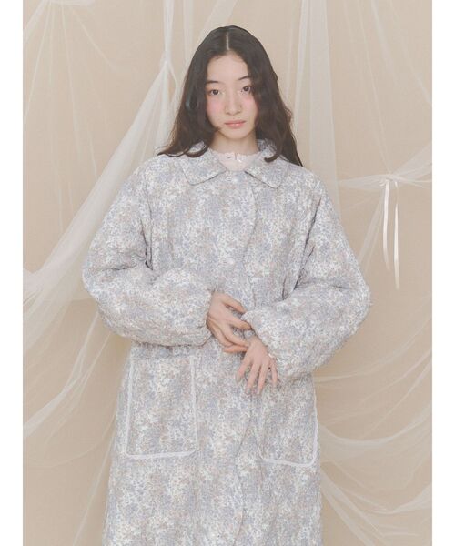merry jenny（メリージェニー）の「Garden Quilt Coat（ステンカラーコート・レディース・オフホワイト/アイボリー・FREE）」の12枚目の写真
