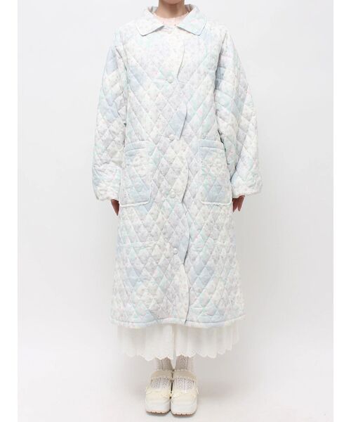 merry jenny（メリージェニー）の「Garden Quilt Coat（ステンカラーコート・レディース・オフホワイト/アイボリー・FREE）」の14枚目の写真