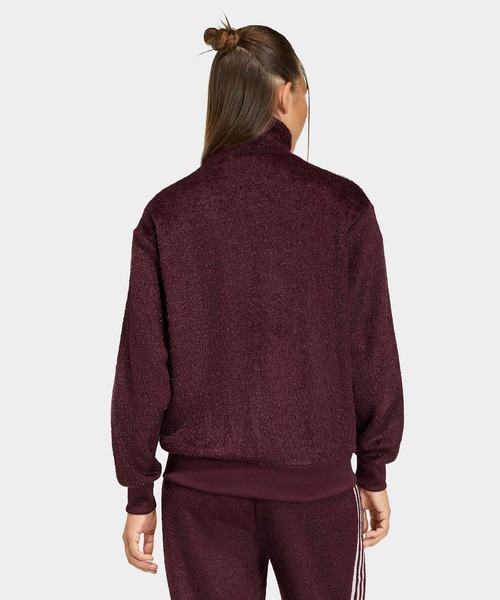 adidas(アディダス)の「アディダス オリジナルス モヘヤ ファイヤーバード ルーズ トラックトップ(ジャージ) / ジャージ / トラックジャケット / アディダスオリジナルス adidas Originals(ジャージ・レディース・レッド・MEDIUM/SMALL/X-LARGE/3XL/LARGE/XX-LARGE/X-SMALL)」の5枚目の写真