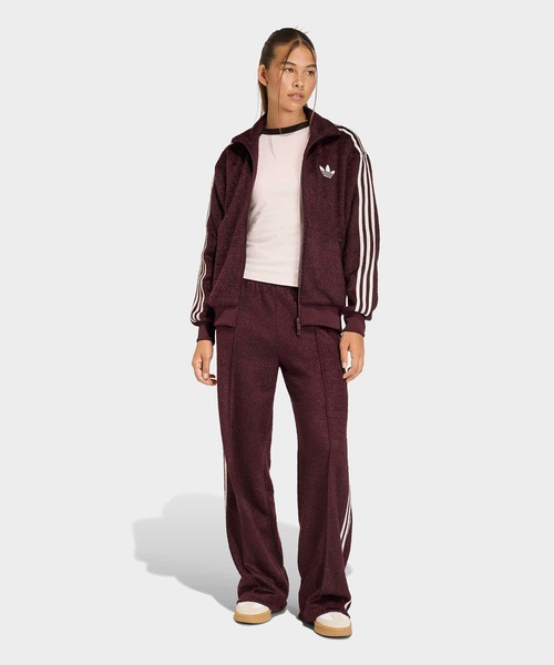 adidas(アディダス)の「アディダス オリジナルス モヘヤ ファイヤーバード ルーズ トラックトップ(ジャージ) / ジャージ / トラックジャケット / アディダスオリジナルス adidas Originals(ジャージ・レディース・レッド・MEDIUM/SMALL/X-LARGE/3XL/LARGE/XX-LARGE/X-SMALL)」の2枚目の写真