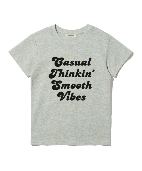 CARGOBROS FOR WOMAN(カーゴブロスフォーウィメン)の「ドットシースルーロングスリーブレイヤードカジュアル半袖Tシャツセット(ブラック/メランジ)(Tシャツ/カットソー・レディース・その他・FREE)」の3枚目の写真