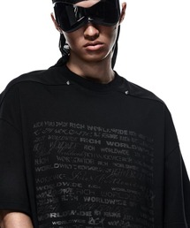 RICH（リッチ）の「【RICH】Logo Printed Oversize T-shirt / 【RICH】グラフィックロゴプリントリベットオーバーサイズ半袖Tシャツ（Tシャツ/カットソー）」