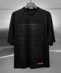 RICH（リッチ）の「【RICH】Logo Printed Oversize T-shirt / 【RICH】グラフィックロゴプリントリベットオーバーサイズ半袖Tシャツ（Tシャツ/カットソー）」