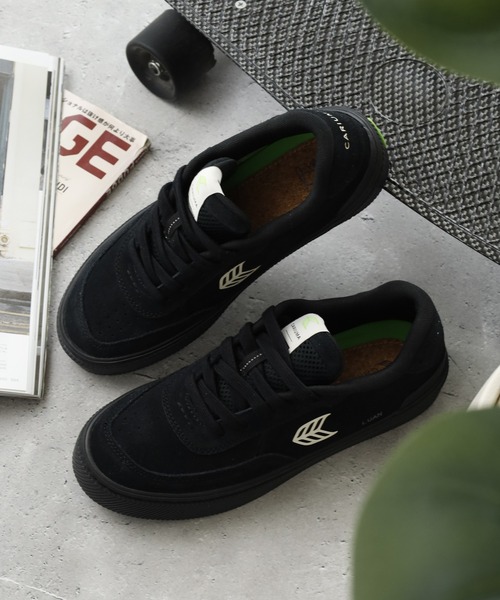 CARIUMA(カリウマ)の「LUAN PRO Suede Logo Sneaker ルアン・プロ スエード ロゴ スニーカー(スニーカー・メンズ・ブルー系その他/ブラック系その他・US-8/US8/US7/US-11/US-12/US8.5/US-10h/US-10/US-9h/US-8h/US7.5/US9/US-9)」の1枚目の写真