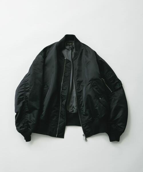 EKAL(エカル)の「MA-1(MA-1・メンズ・カーキ/ブラック・MEDIUM/LARGE)」の1枚目の写真