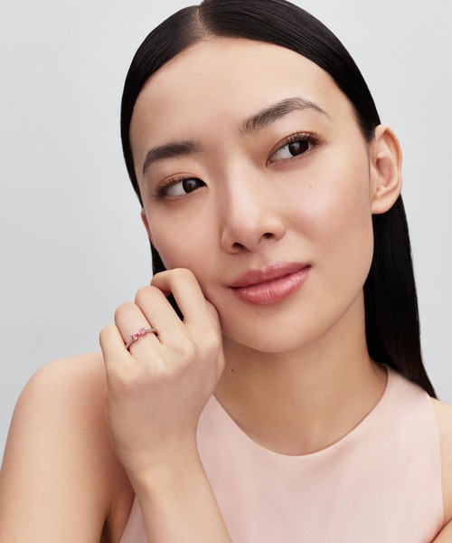 PANDORA(パンドラ)の「スパークリング リボン リング(リング・レディース・ピンクゴールド・50/52/56/58/60/48)」の5枚目の写真