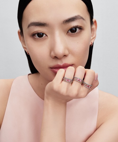 PANDORA(パンドラ)の「スパークリング リボン リング(リング・レディース・ピンクゴールド・50/52/56/58/60/48)」の2枚目の写真