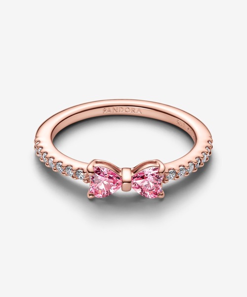 PANDORA(パンドラ)の「スパークリング リボン リング(リング・レディース・ピンクゴールド・50/52/56/58/60/48)」の3枚目の写真
