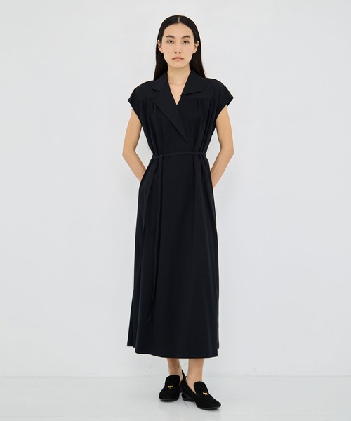 AKIRANAKA(アキラナカ)の「【AKIRANAKA/アキラナカ】Silva combi tex jersey dress BL(シャツワンピース・レディース・ブルー/ネイビー/ブラック・2/1)」の19枚目の写真