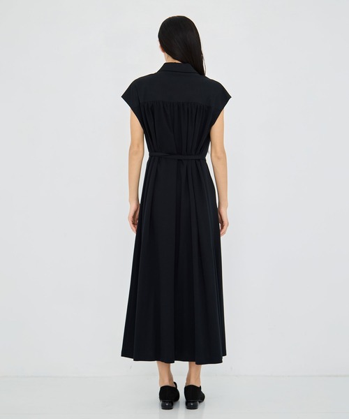 AKIRANAKA(アキラナカ)の「【AKIRANAKA/アキラナカ】Silva combi tex jersey dress BL(シャツワンピース・レディース・ブルー/ネイビー/ブラック・2/1)」の17枚目の写真