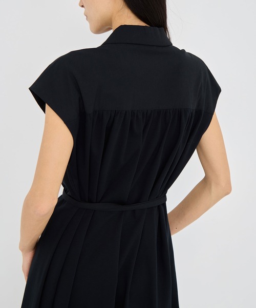 AKIRANAKA(アキラナカ)の「【AKIRANAKA/アキラナカ】Silva combi tex jersey dress BL(シャツワンピース・レディース・ブルー/ネイビー/ブラック・2/1)」の18枚目の写真